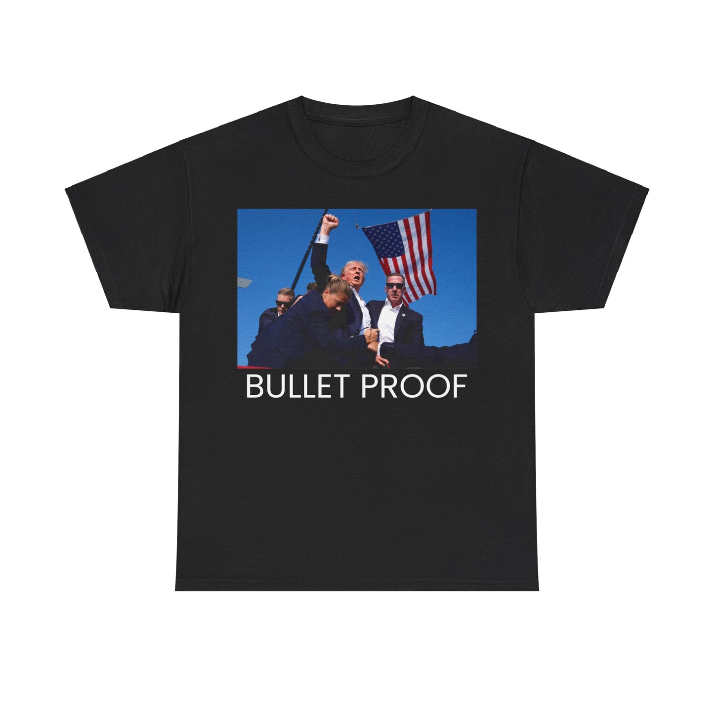 Trump Bullet Proof - Unisex Heavy Cotton Tee