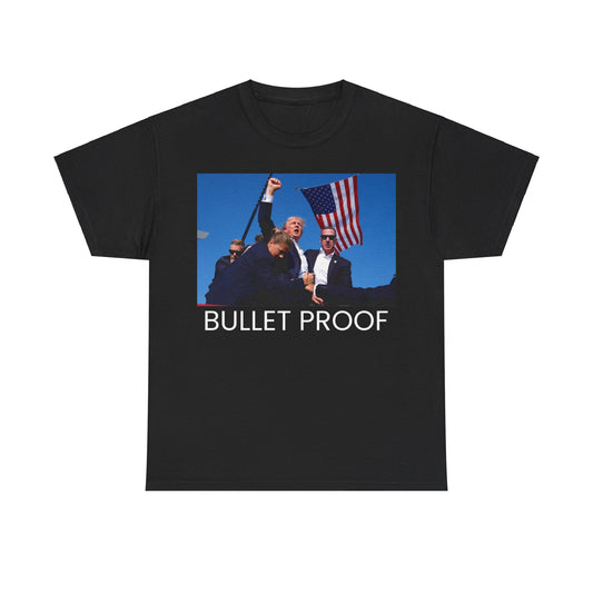 Trump Bullet Proof - Unisex Heavy Cotton Tee