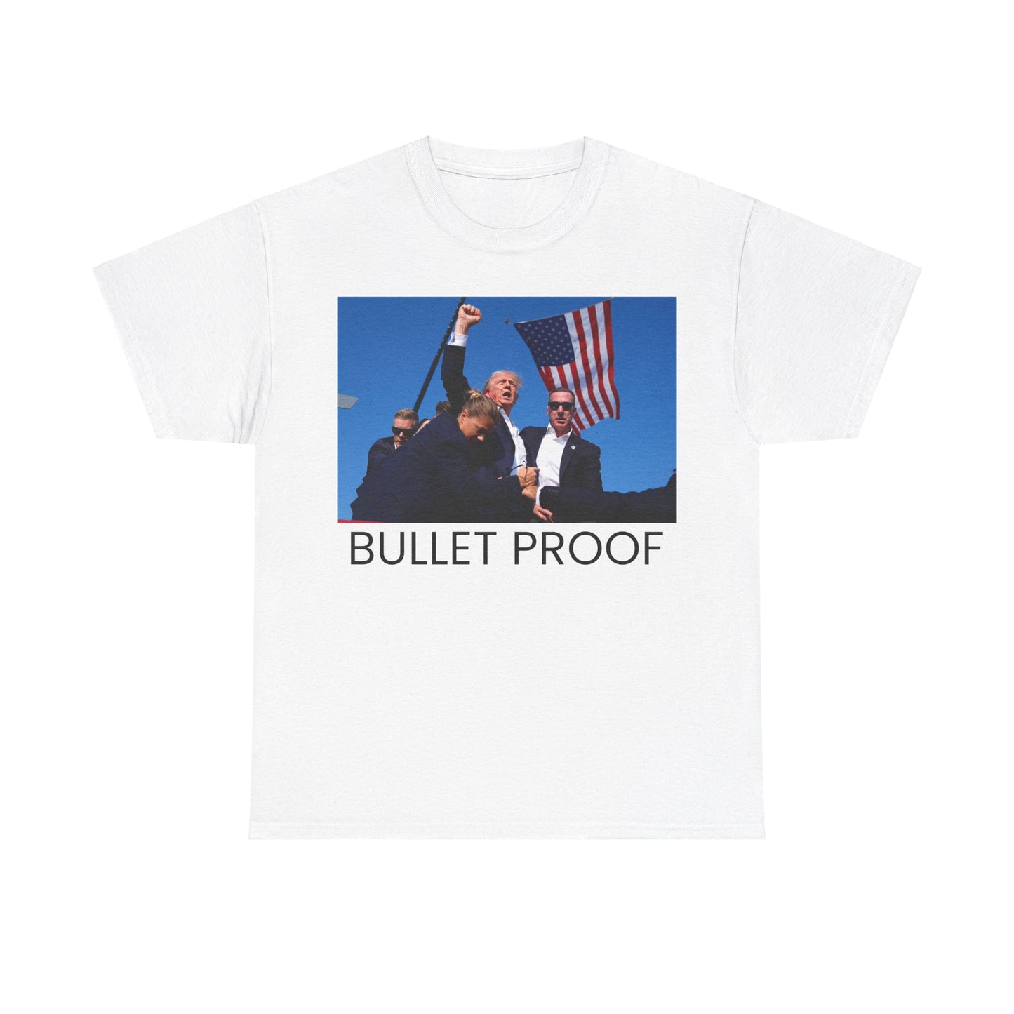 Trump Bullet Proof - Unisex Heavy Cotton Tee