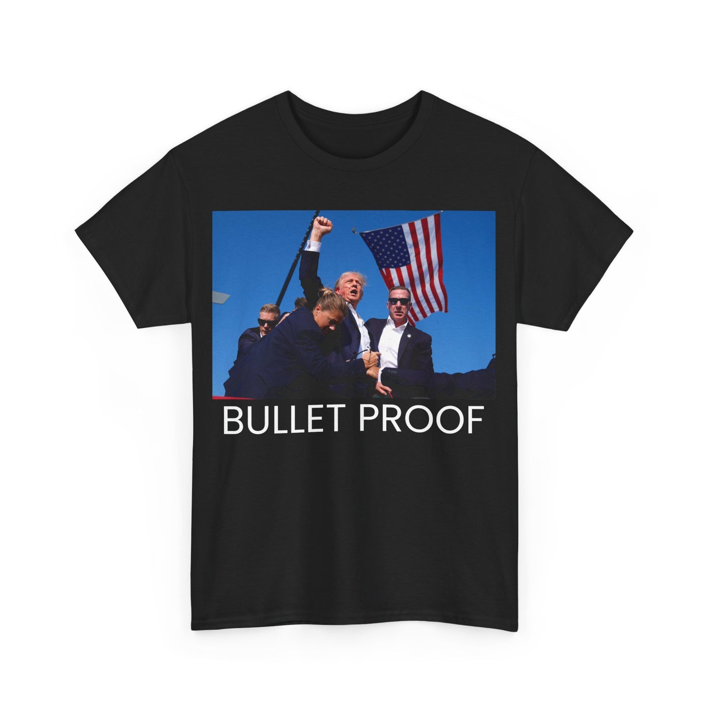 Trump Bullet Proof - Unisex Heavy Cotton Tee