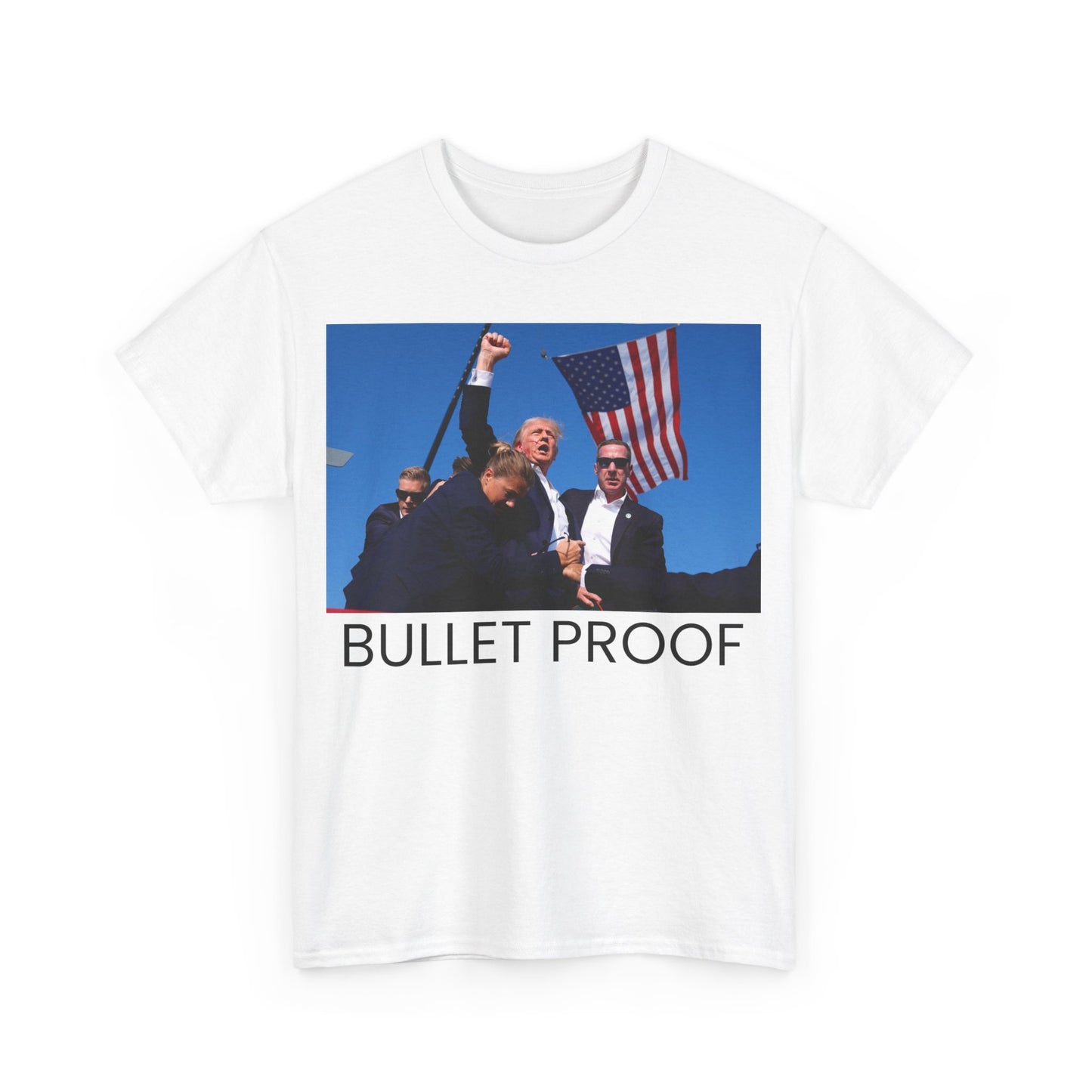 Trump Bullet Proof - Unisex Heavy Cotton Tee